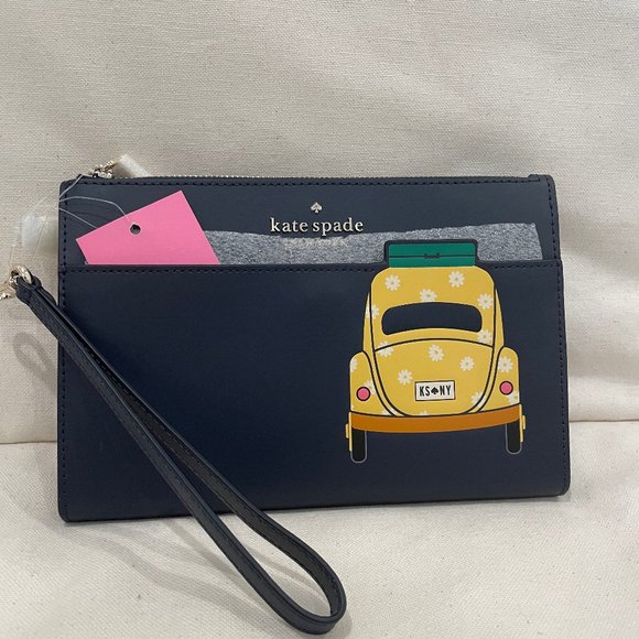 ❤️❤️ Kate spade NYC Big Apple Taxi L-zip | Mercari Kate Spade NY Taxi Wristlet Clutch (New)